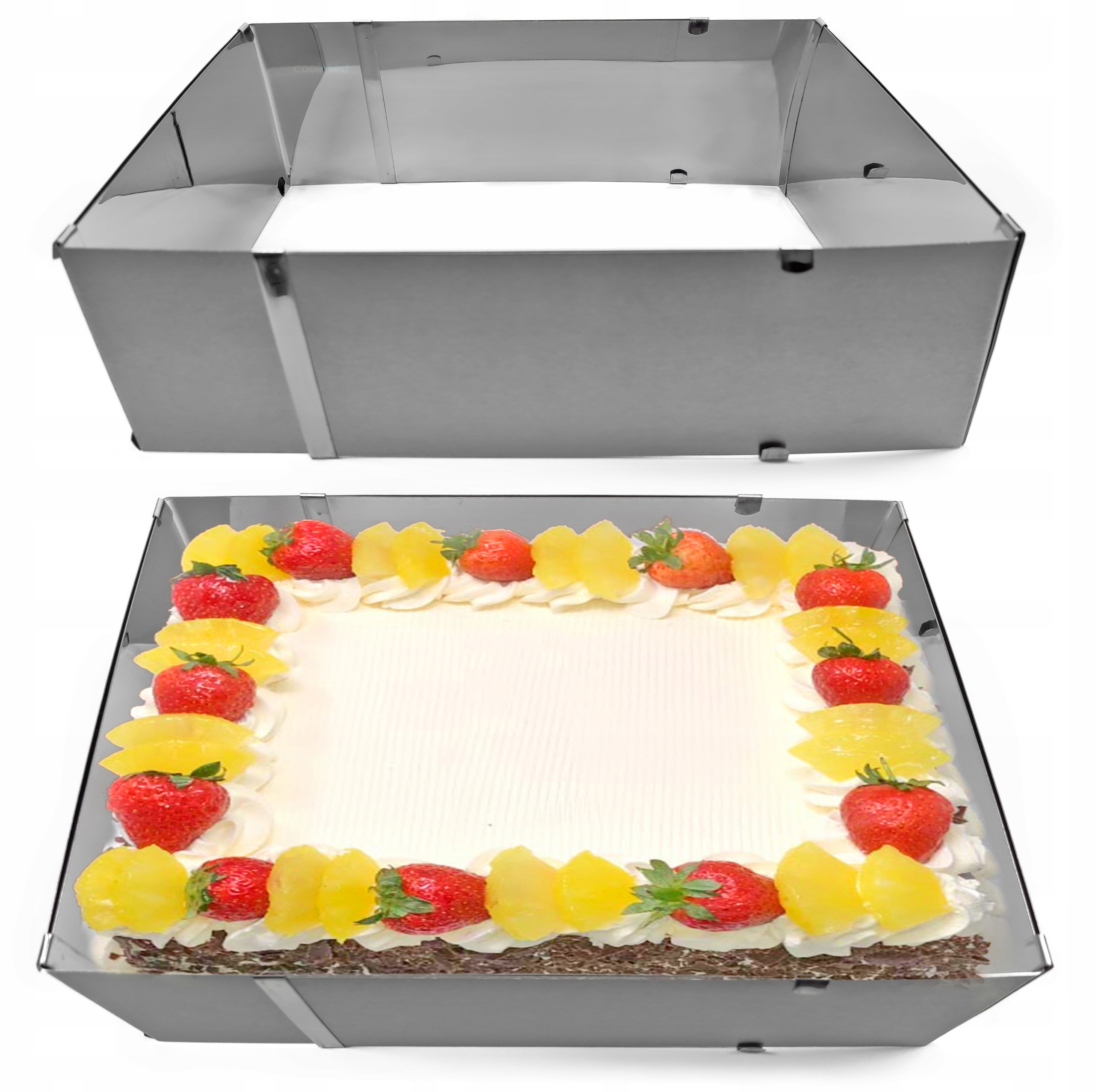 

Rant Regulowana Forma Prostokątna 10CM Tortownica