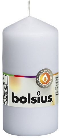 

Bolsius Świeca Klasyczna Pieńkowa 120/58 Biała