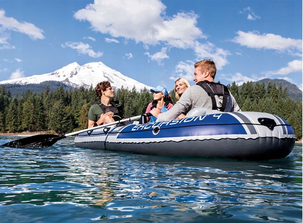 Ponton 4-osob Intex 68324 Excursion wiosła +pompka Marka Intex