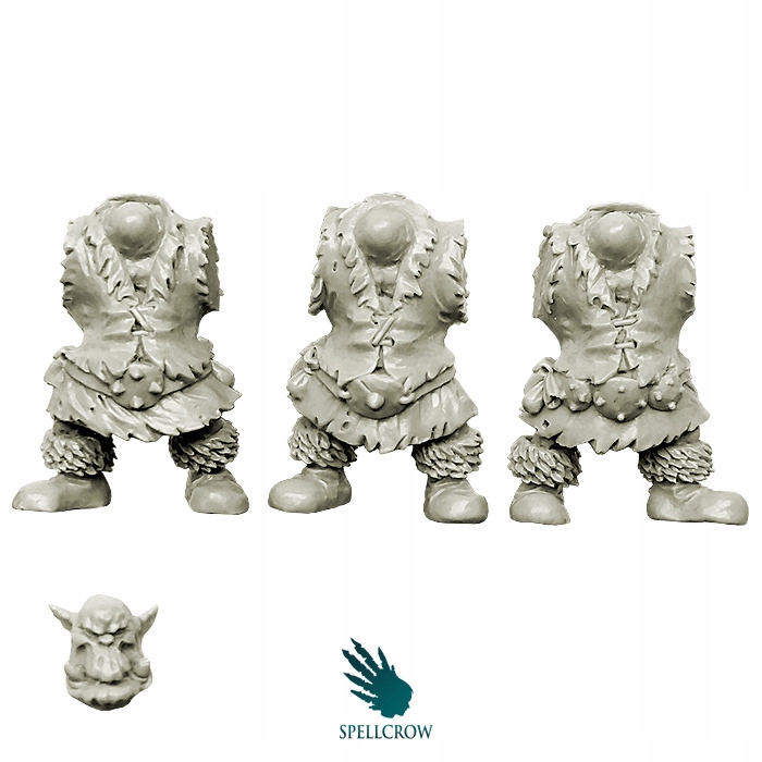 Orcs Peons Bodies orkowe ciała 3 szt. ork orki