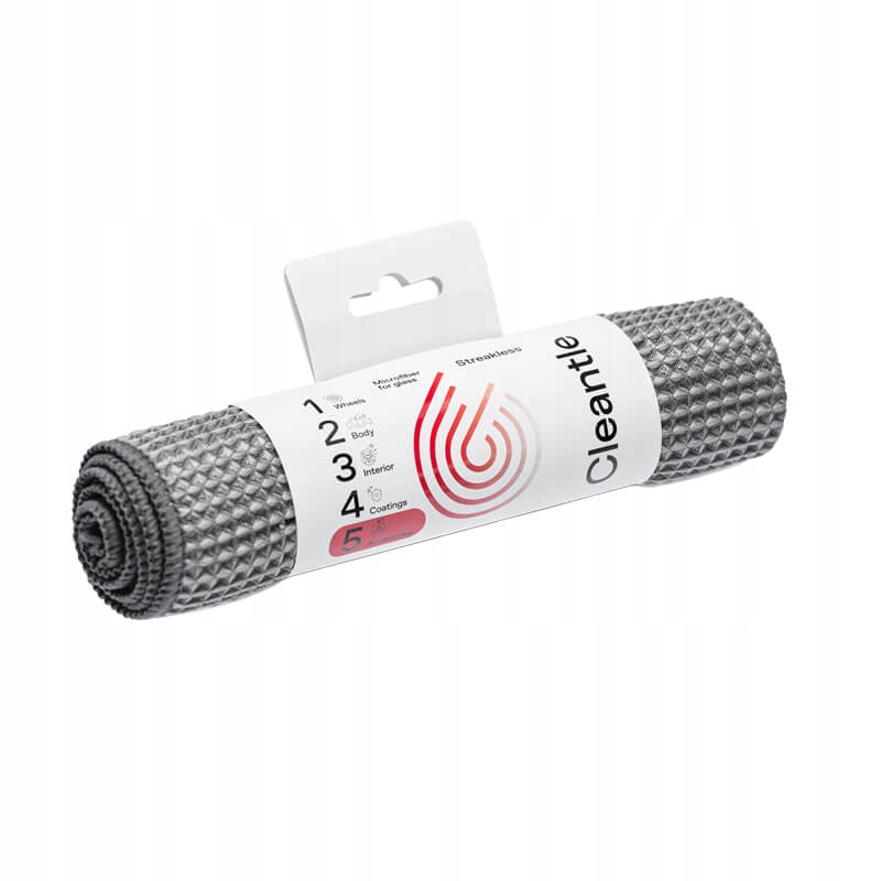 Cleantle Streakless 40x40cm 320gsm mikrofibra waflowa do czyszczenia szyb