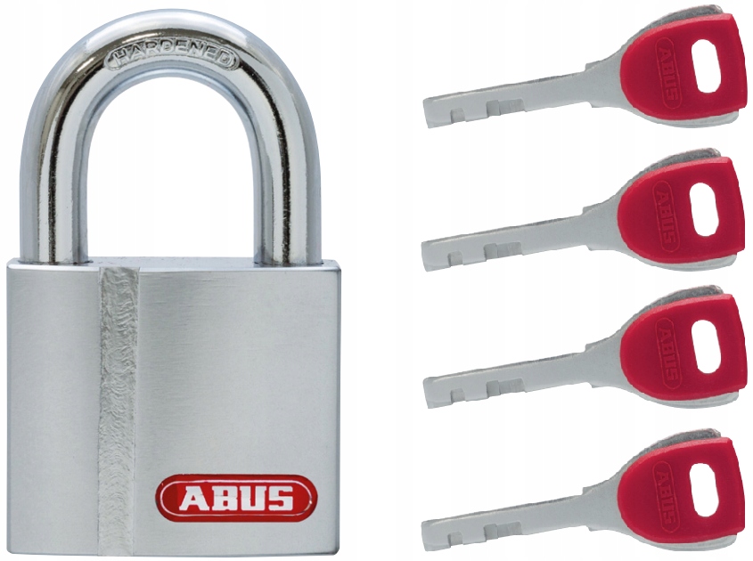 ABUS KŁÓDKA STALOWA 858/50 8MM ODPORNA 4 KLUCZE