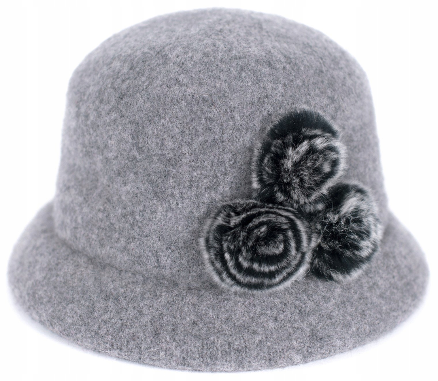 

Szaleo Kapelusz Elegant fur Wełniany cz18338-2