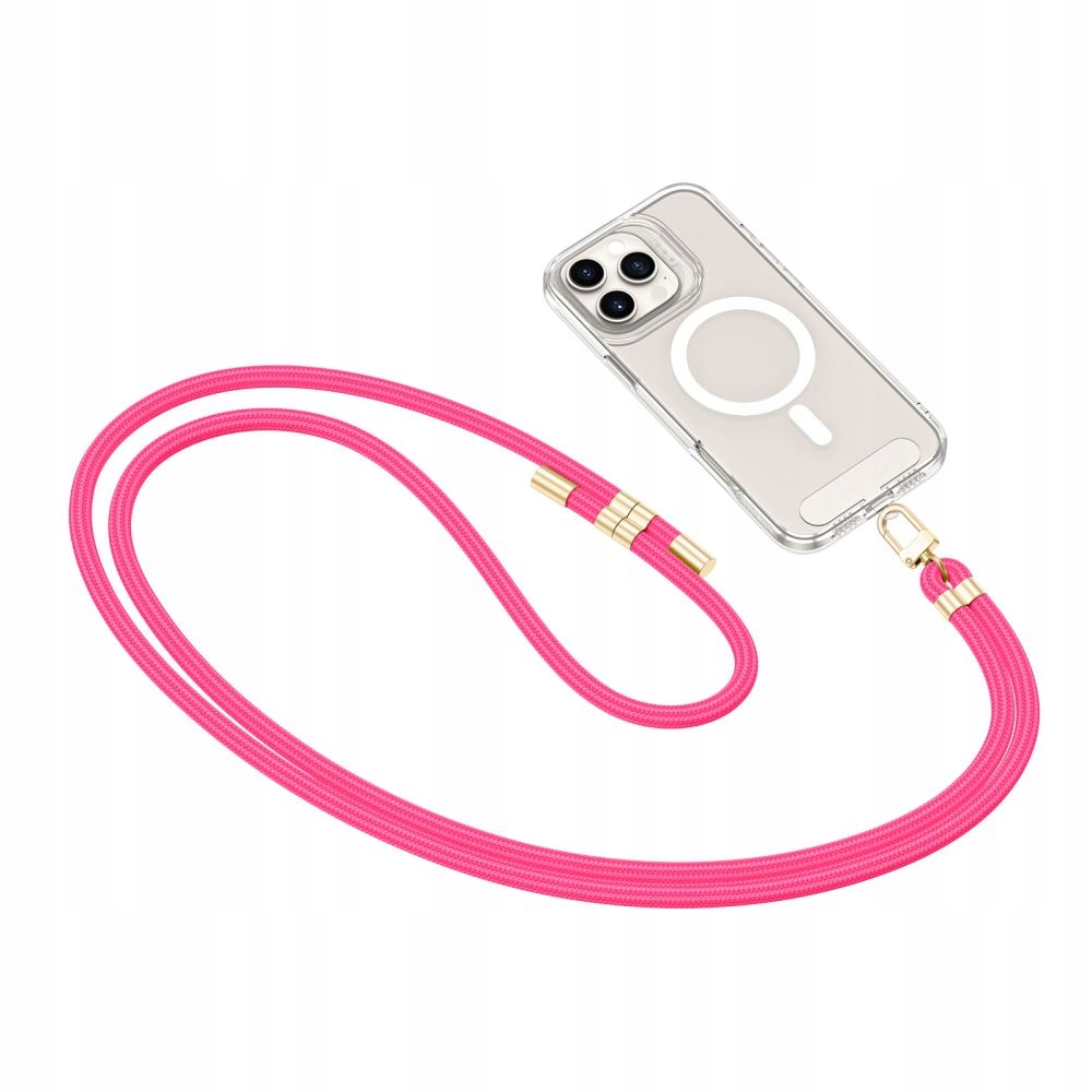 Tech- Protect C7S Rope Crossbody Strap Hot Pink/ Gold Tech- Protect