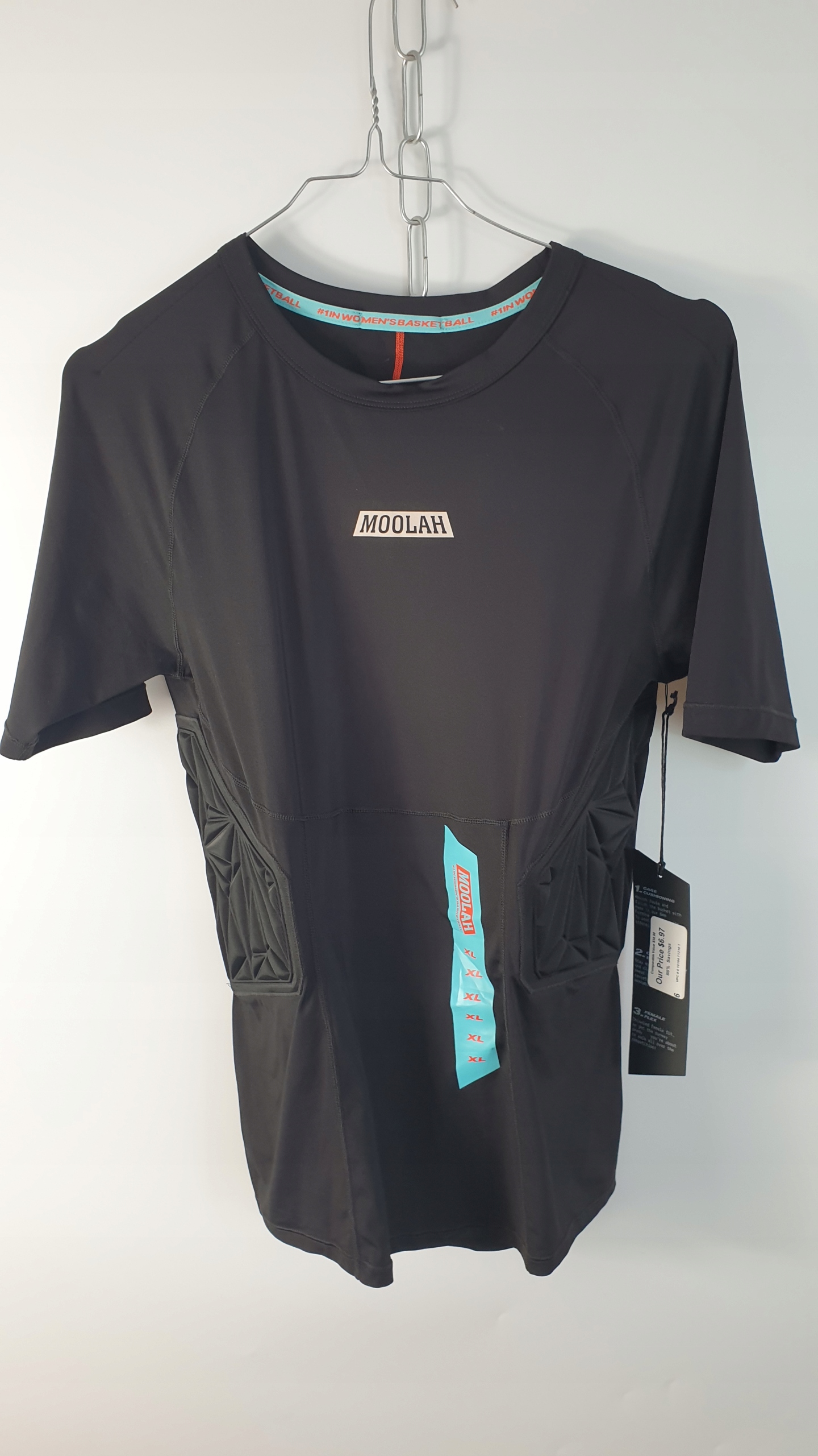 Tričko Tričko basketbal Moolah tréninková velikost xl