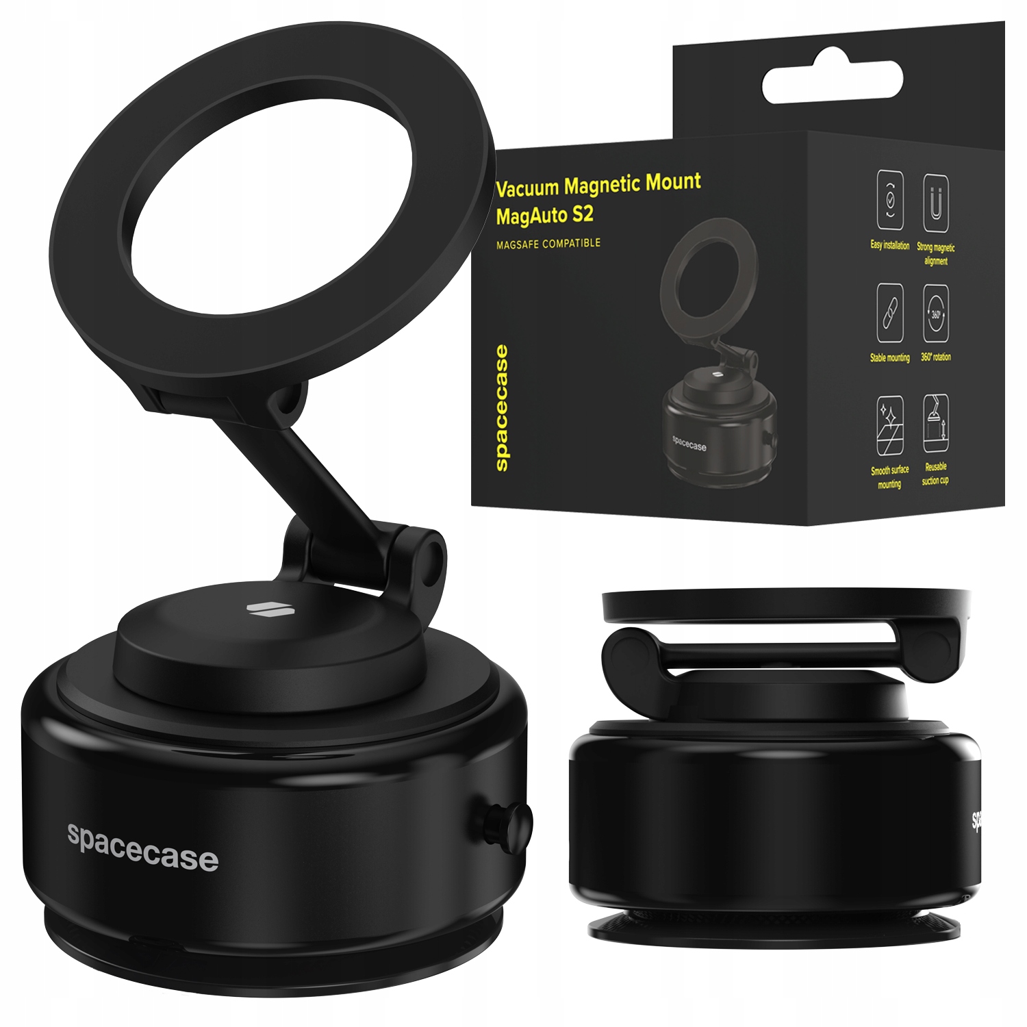 Držák Na Telefon Do Auta S Vakuovou Přísavkou Na Sklo Pro Magsafe