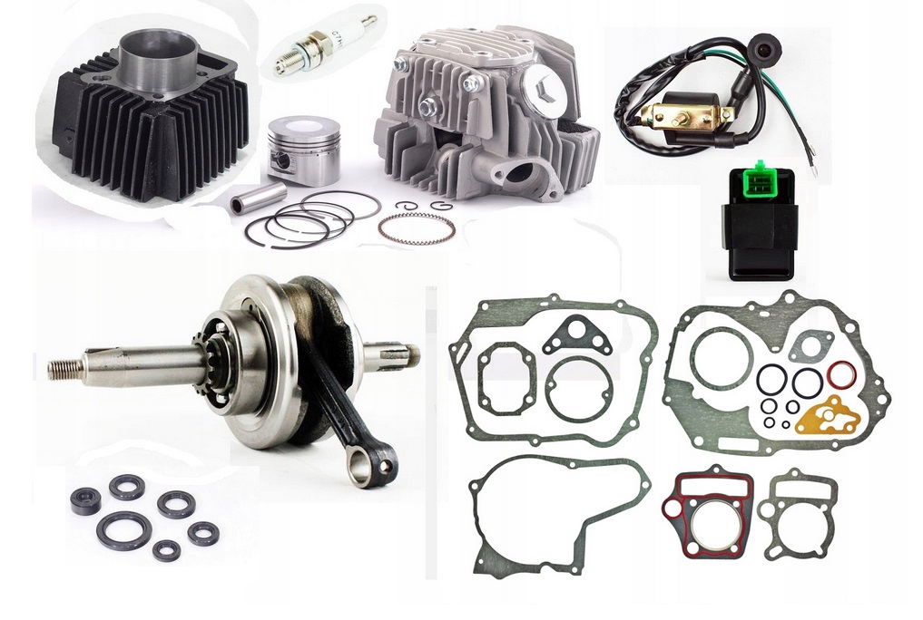 CYLINDER GŁOWICA WAŁ USZCZELKI ATV 110 125