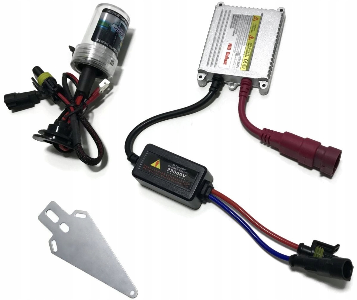Sada Hid Xenon Slim H1 H3 H4 H7 Digitální Motocykl