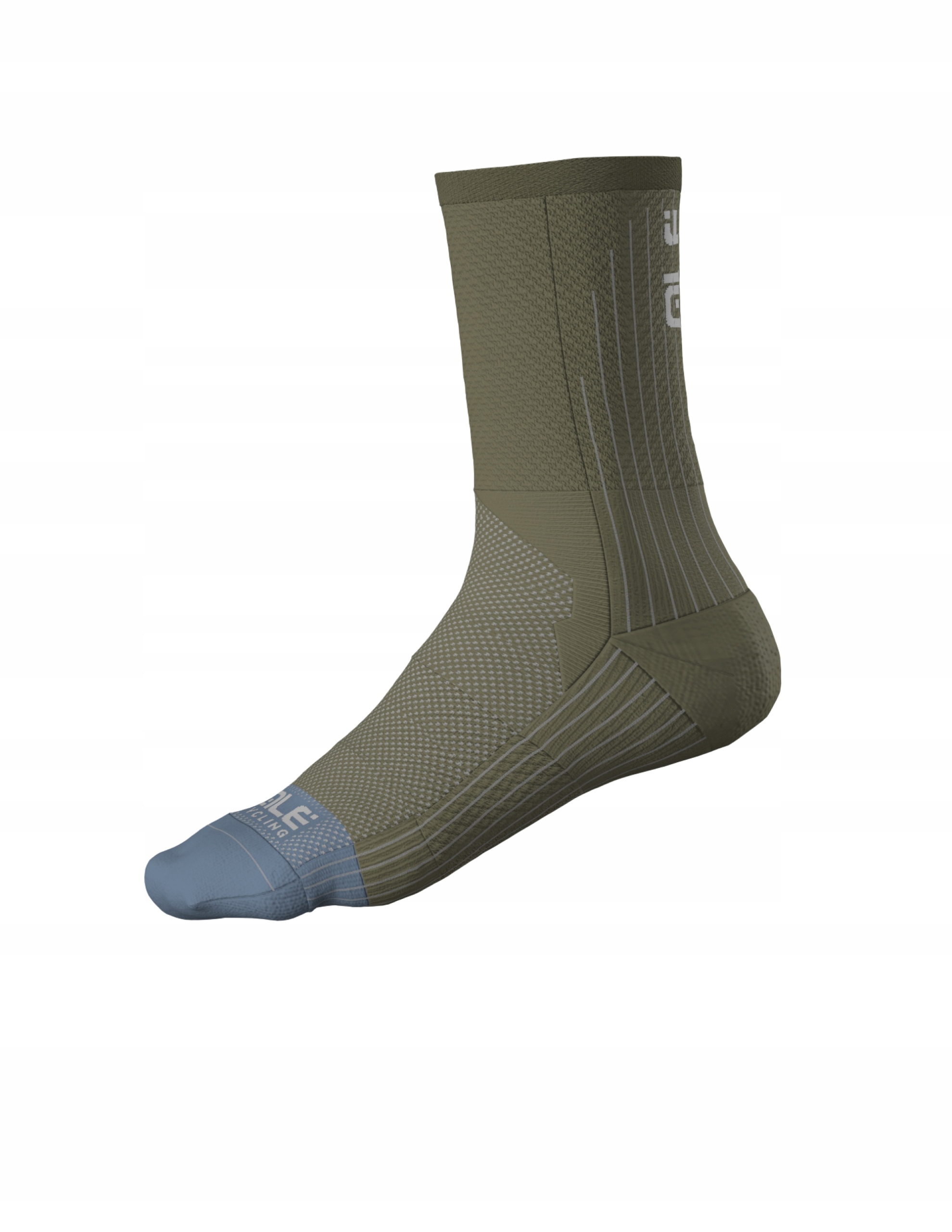 Skarpetki rowerowe kolarskie Alé Cycling Color Block Khaki 36-39