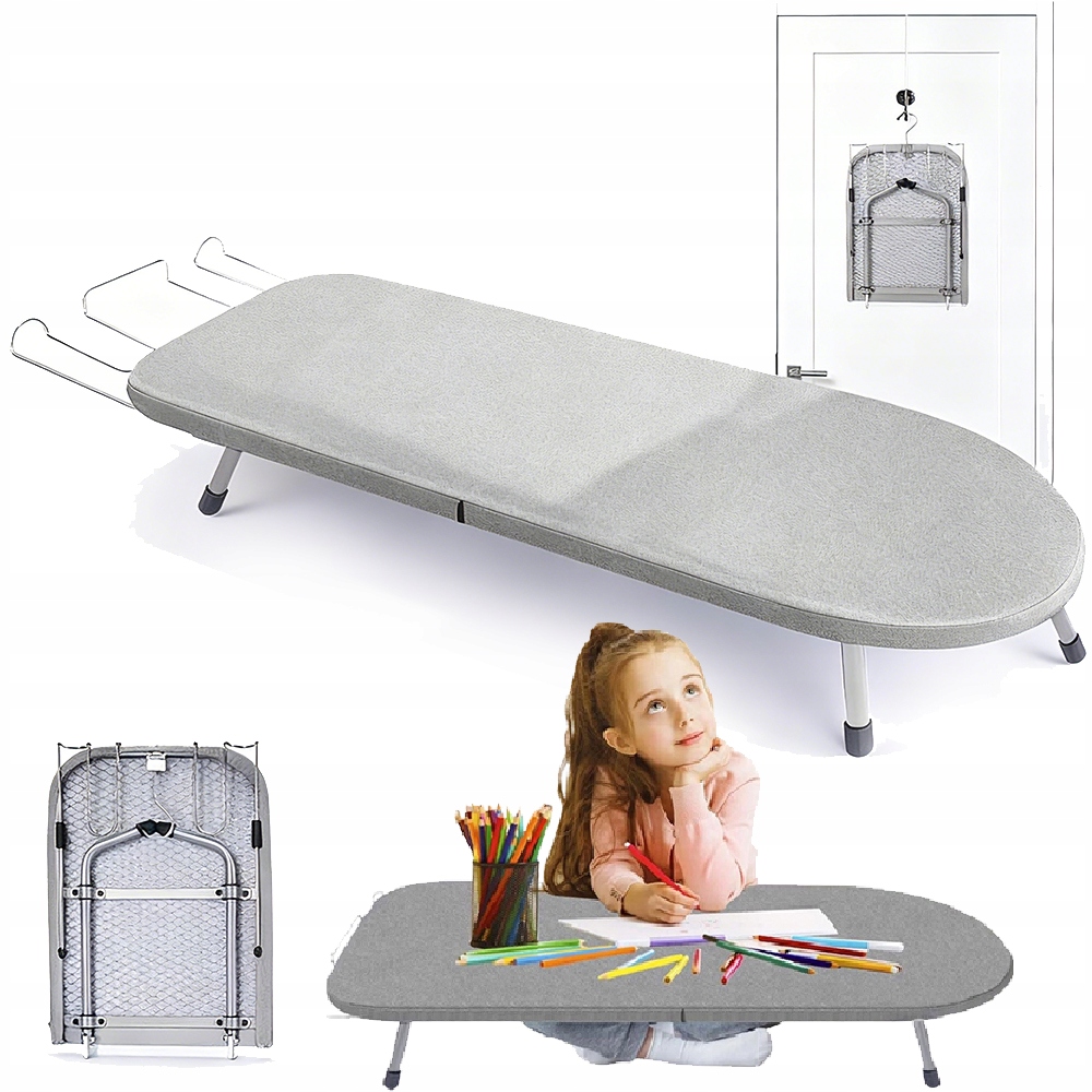 Levně Žehlicí Prkno Na Stole Kovová Bavlněná Skládací Podložka Nohy