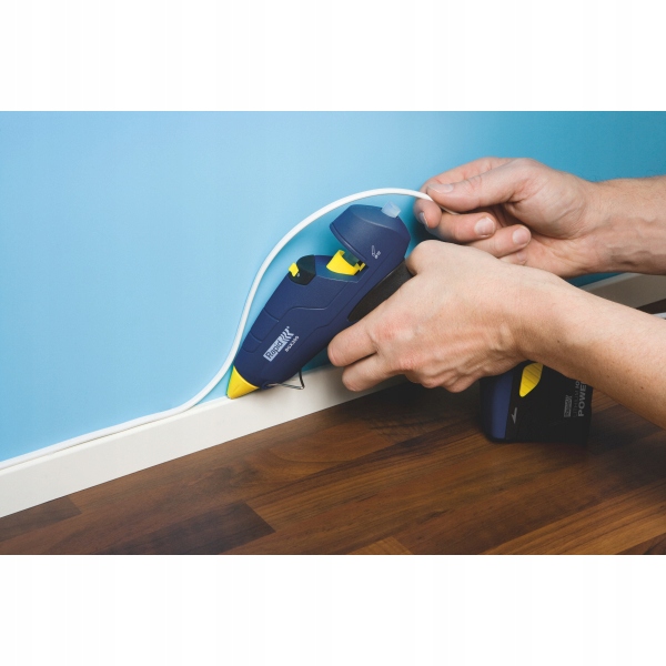 Bezprzewodowy pistolet do kleju na gorąco Rapid BGX300 (z akumulatorem lito Średnica wkładu (mm) 7