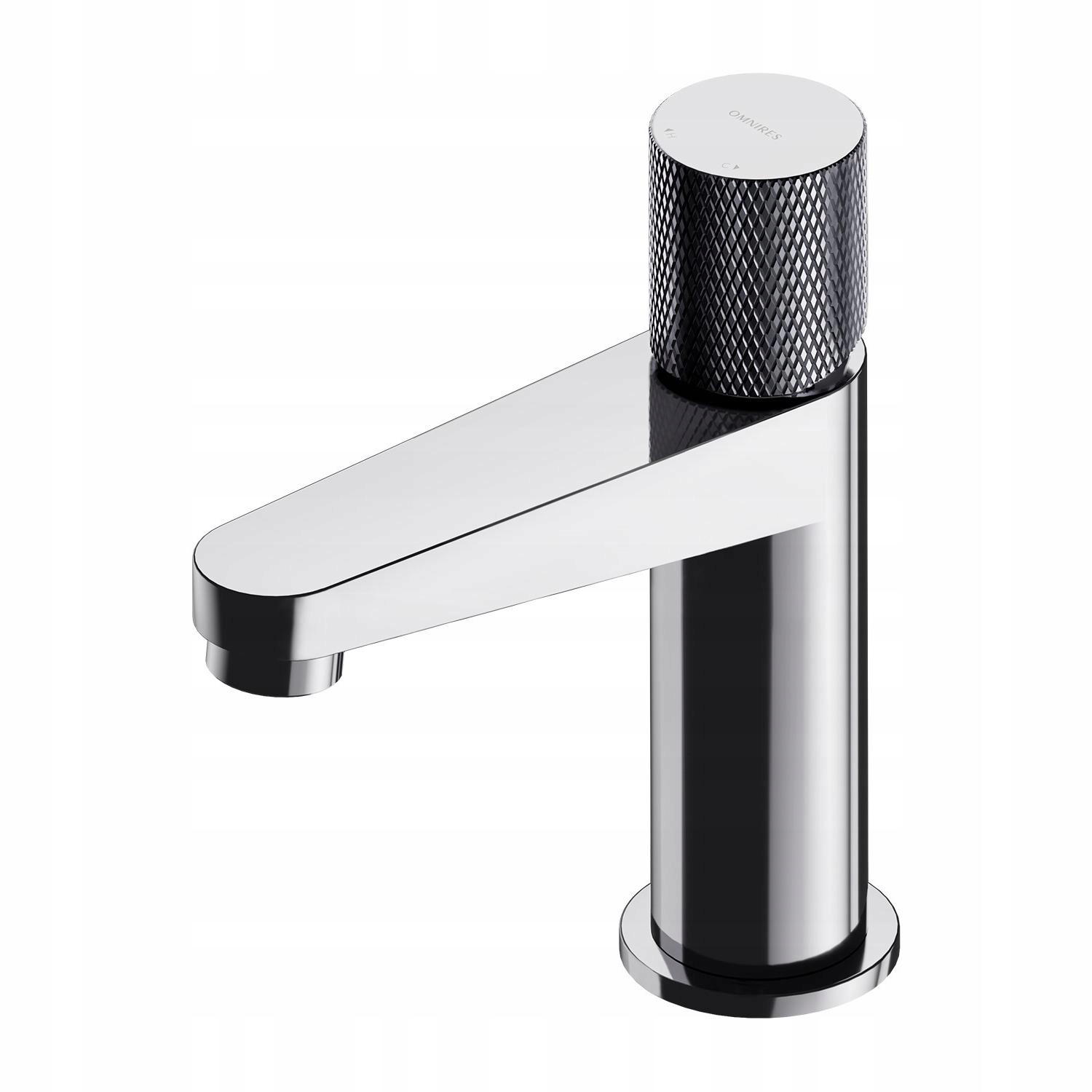 Bateria umywalkowa stojąca Omnires Contour chrom CT8010CR