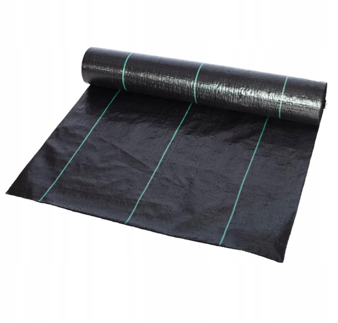 Agrotkanina 2 x 25 m Agrowłóknina Czarna Mata Scółkująca Na Chwasty