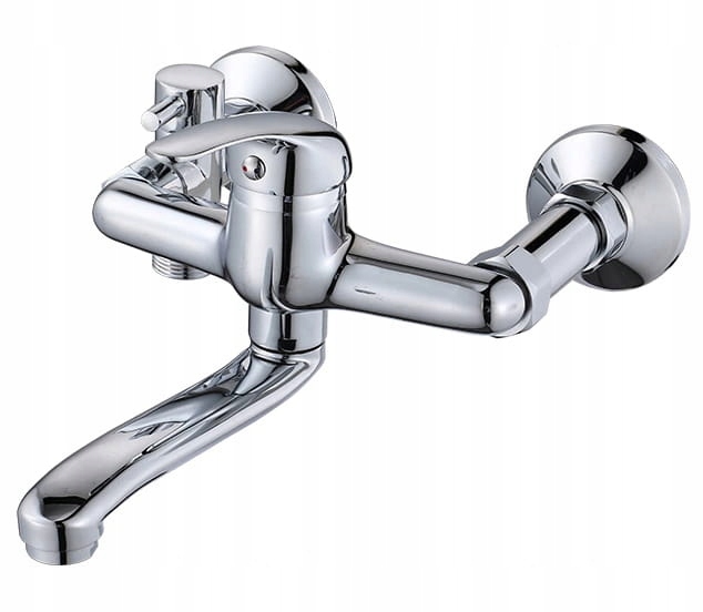 Bateria ścienna Kuchenna z zaworem 3/4 zmywarka kran zawór pralka