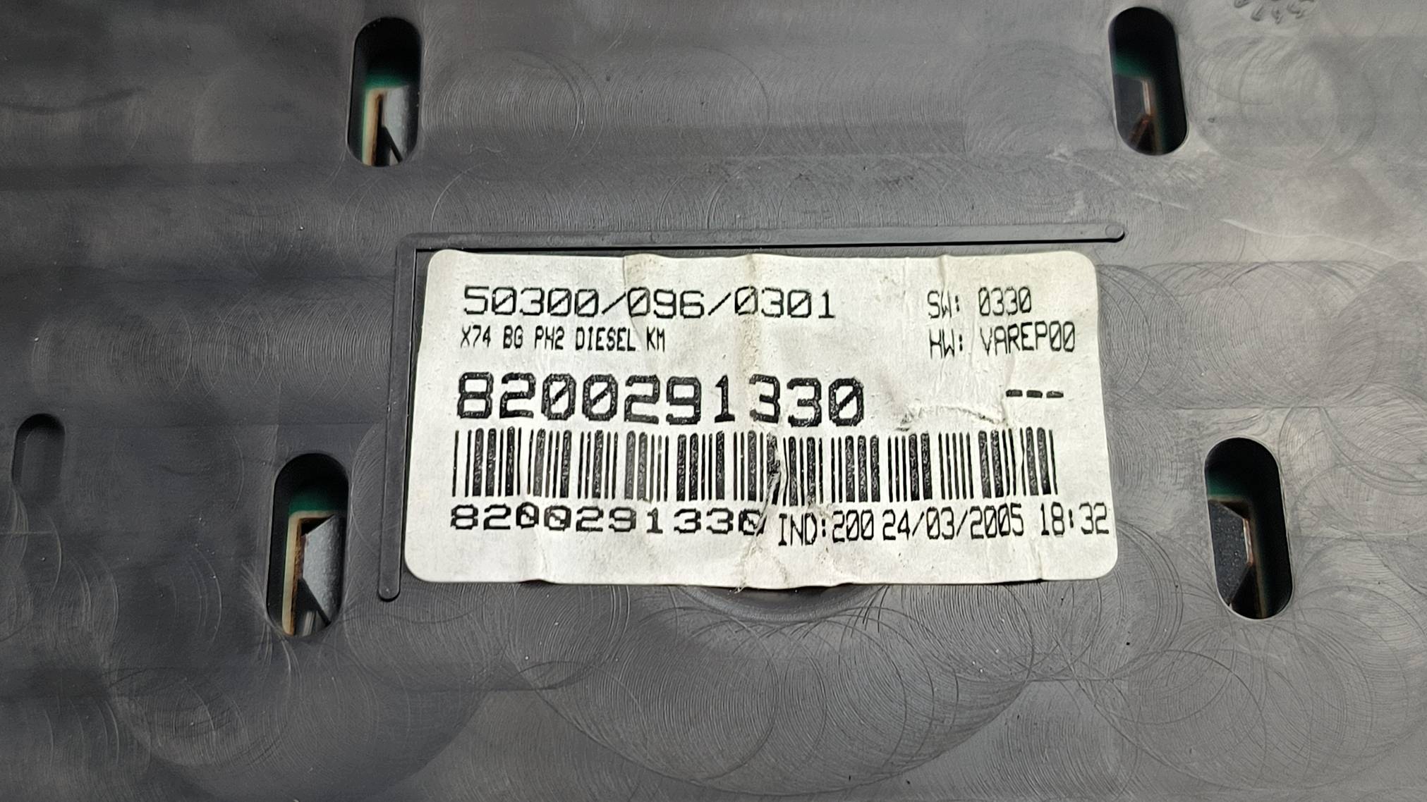 dials clock EU 8200291330 RENAULT LAGUNA II