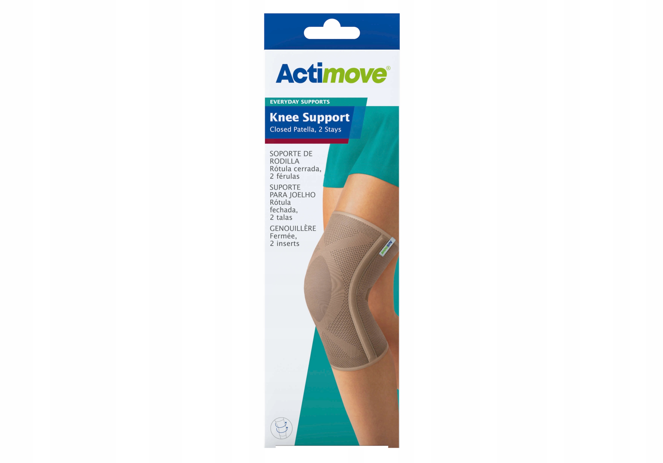 OPASKA ELASTYCZNA NA KOLANO Z FISZBINAMI KOMPRESYJNA STABILIZATOR ORTEZA Rozmiar XL