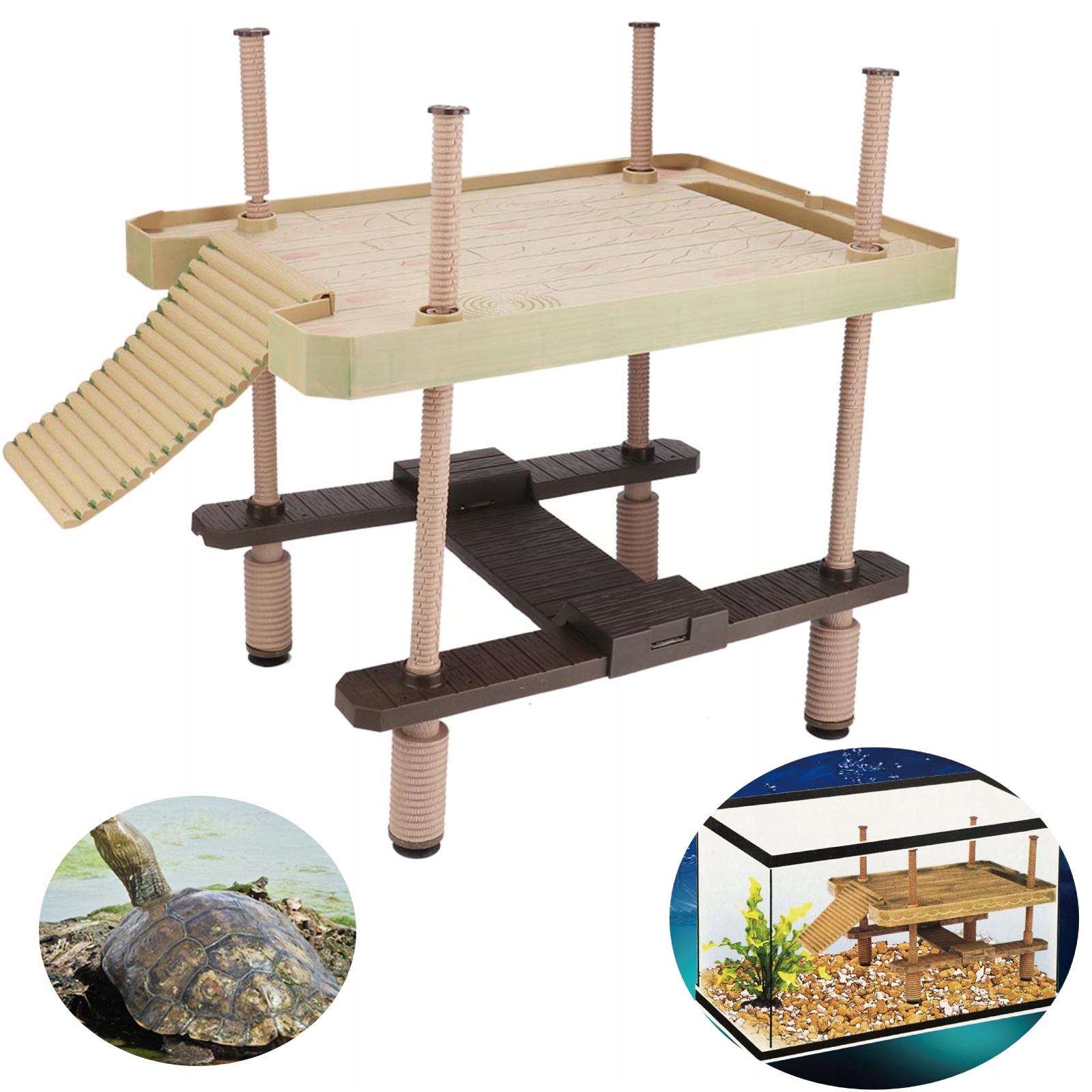 Ostrov Plošina Plovoucí Plošina Pro Želvy Plaz