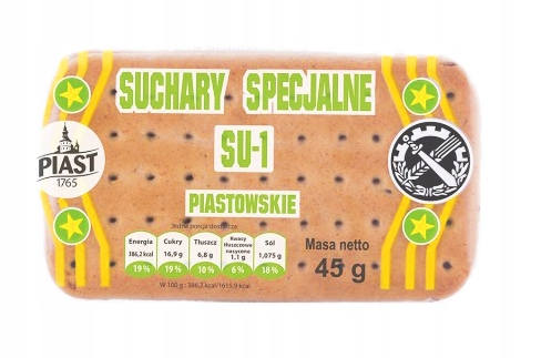 

Szuchary Specjalne Piastowskie 45G Racja Wojskowa