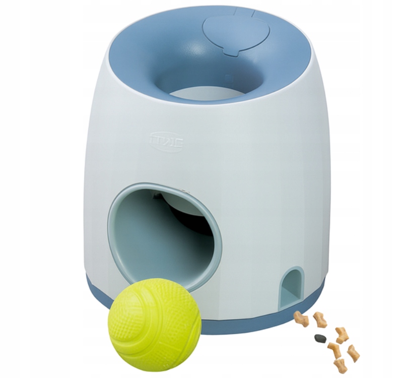 Trixie – interaktivní hračka s vystřelovačem na pamlsky pro psa s míčem