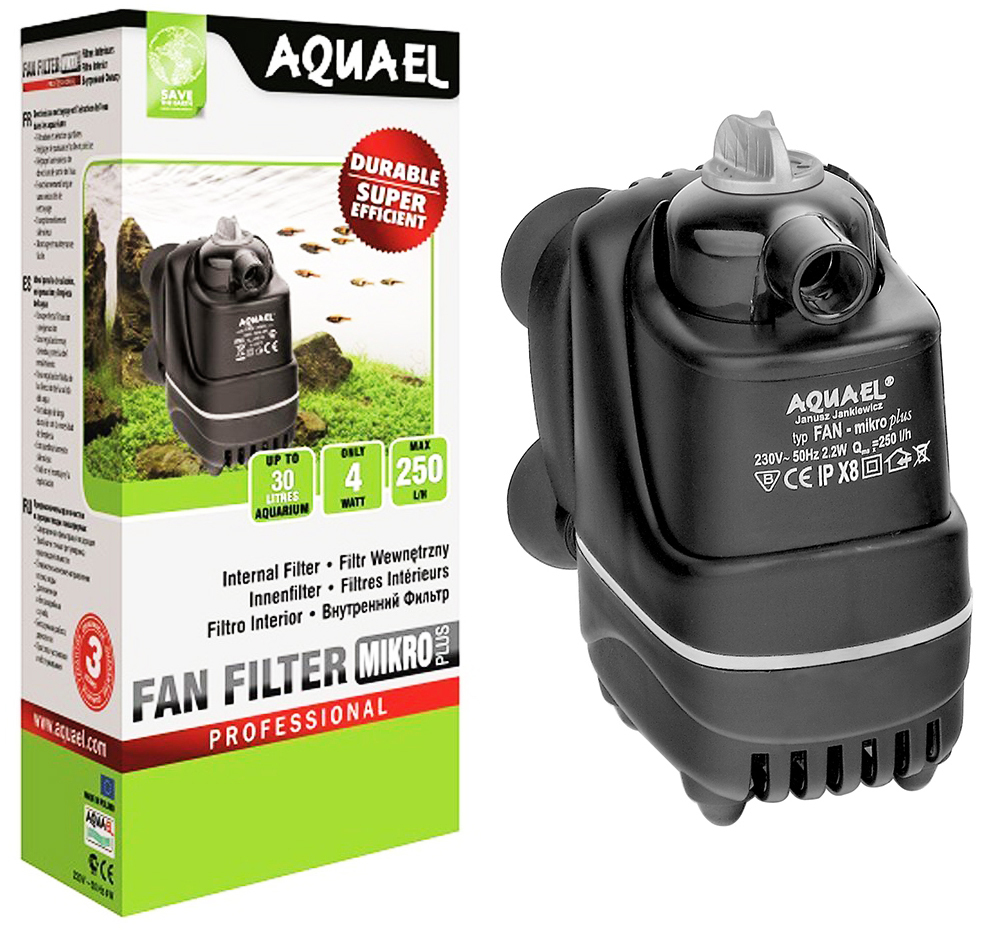 

Aquael Fan Mikro Filtr Wewnętrzny Akwarium Do 30L