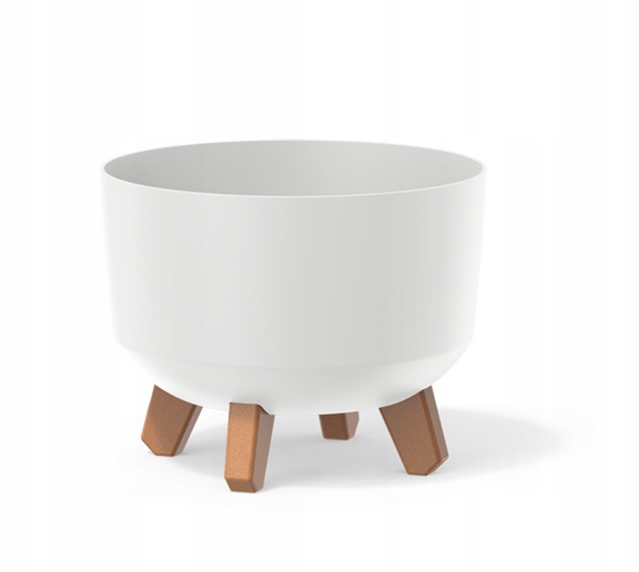 

Doniczka Na Nóżkach Wysoka DGRL240 Biały