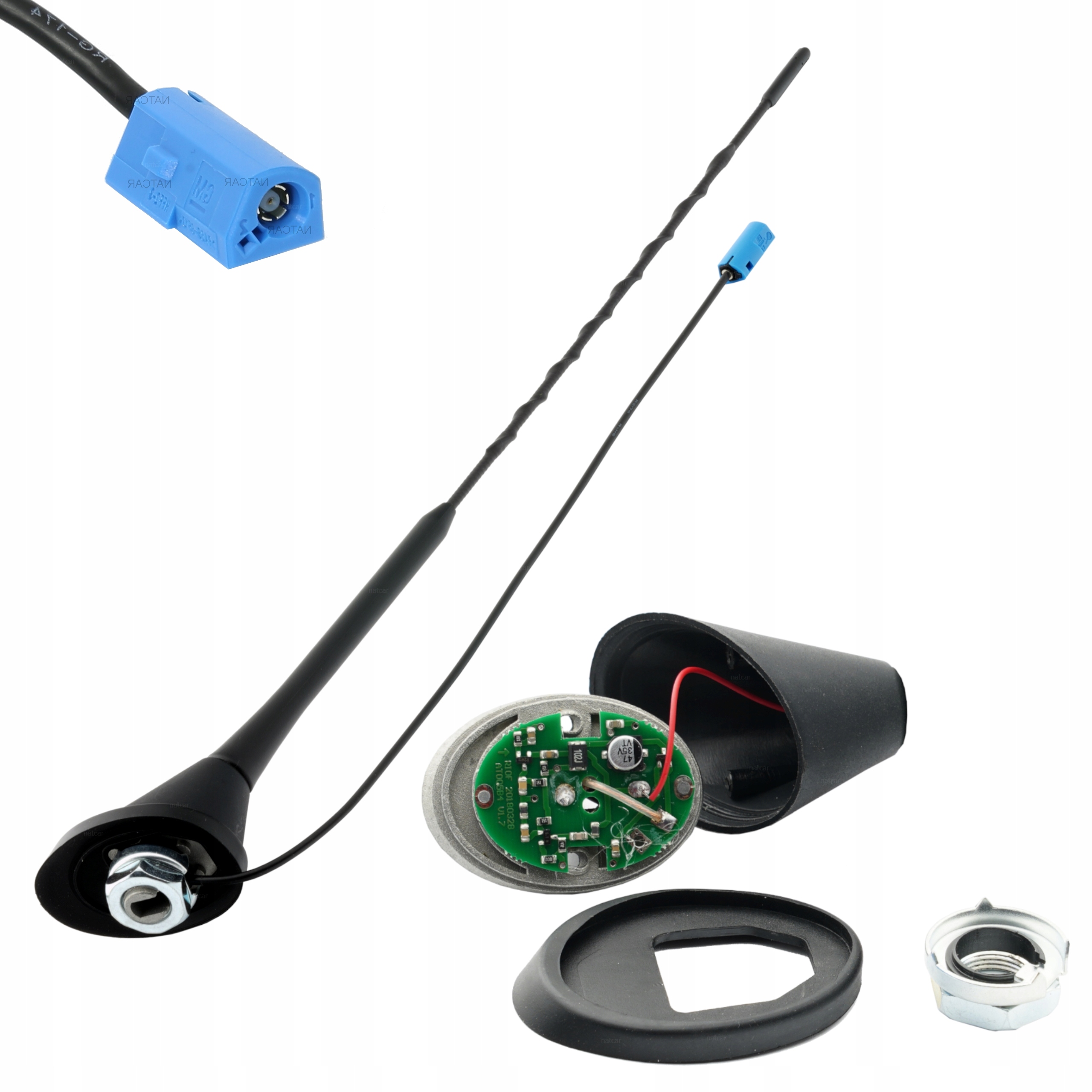 ANTENA ZE WZMACNIACZEM AM/FM OPEL Astra H Corsa C D Meriva A Zafira B Combo