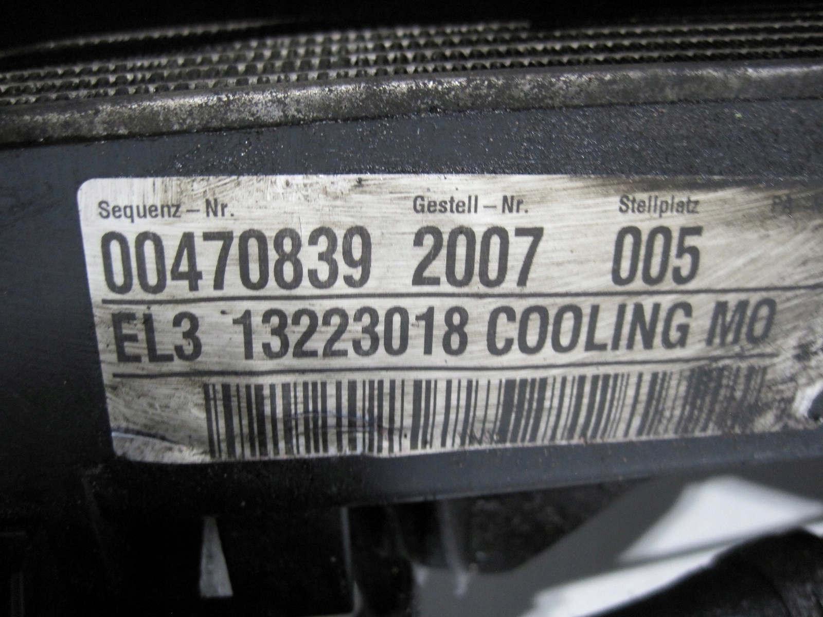 radiator radiator OPEL ZAFIRA C 2,0CDTI AUTOMAT
