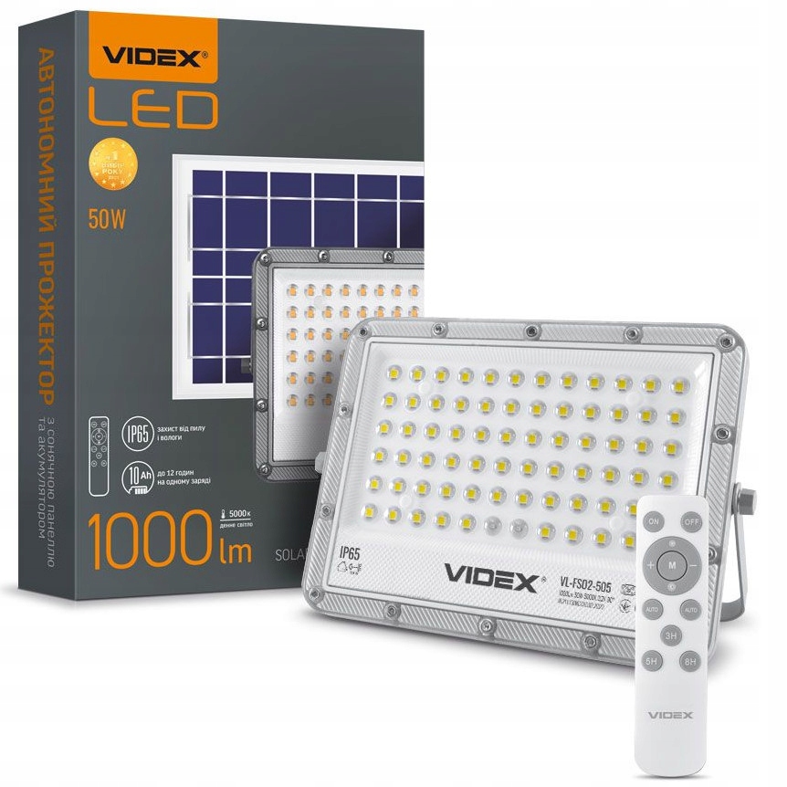 

Lampa Zewn halogen 50W akumulator panel słoneczny