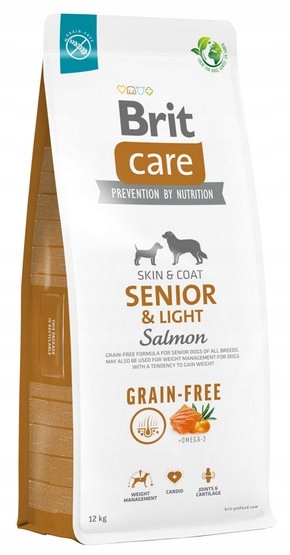 Levně Brit Care Grain Free Senior & Light Salmon 12 kg