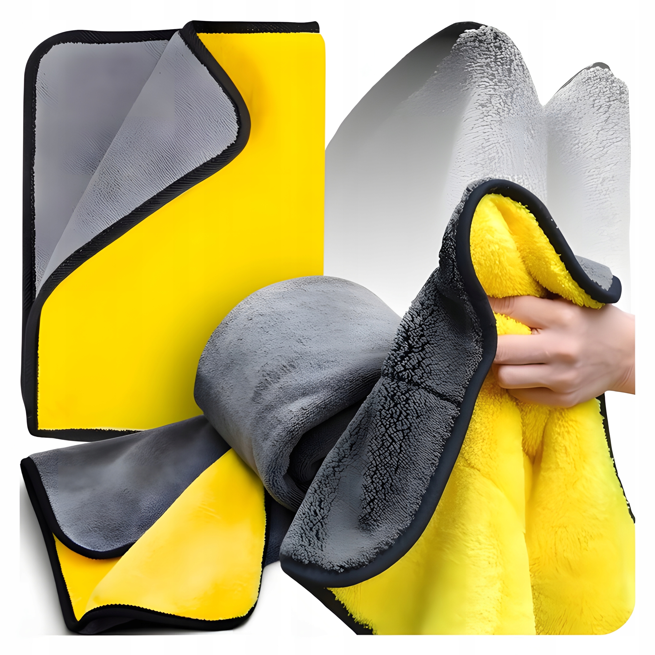 Ręcznik Mikrofibra do Osuszania Samochodu Auta Lakieru Szyb 90x60cm Chłonny