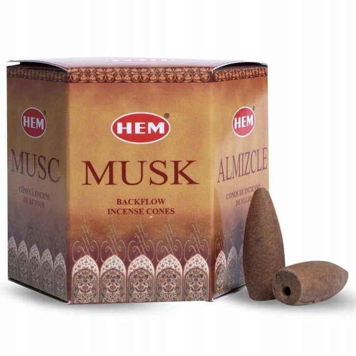 

Kadzidełka Backflow kadzidło Piżmo musk Hem 20szt