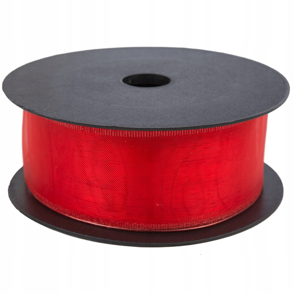 

Organza Obszywana Drucikiem Wstążka Na Rolce 5cm