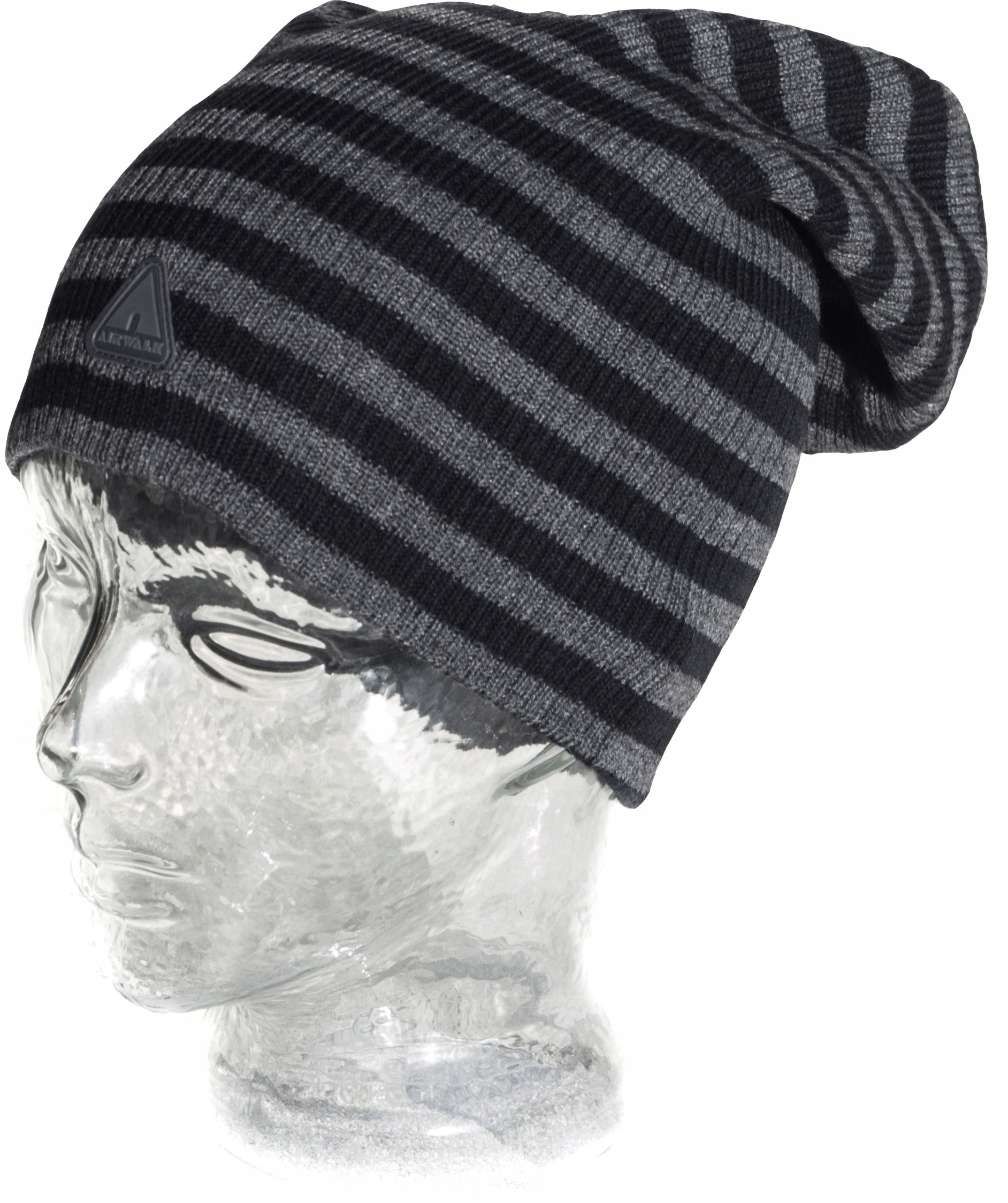 AIRWALK czapka zimowa męska damska KRASNAL paski szara