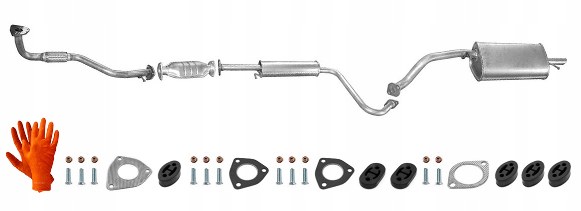 DAEWOO LANOS 1.3 1.5 1.6 HATCHBACK UKŁAD WYDECHOWY