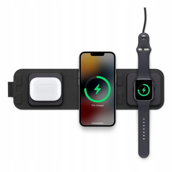 Mophie 3v1 cestovná nabíjačka s MagSafe čierna 401311507
