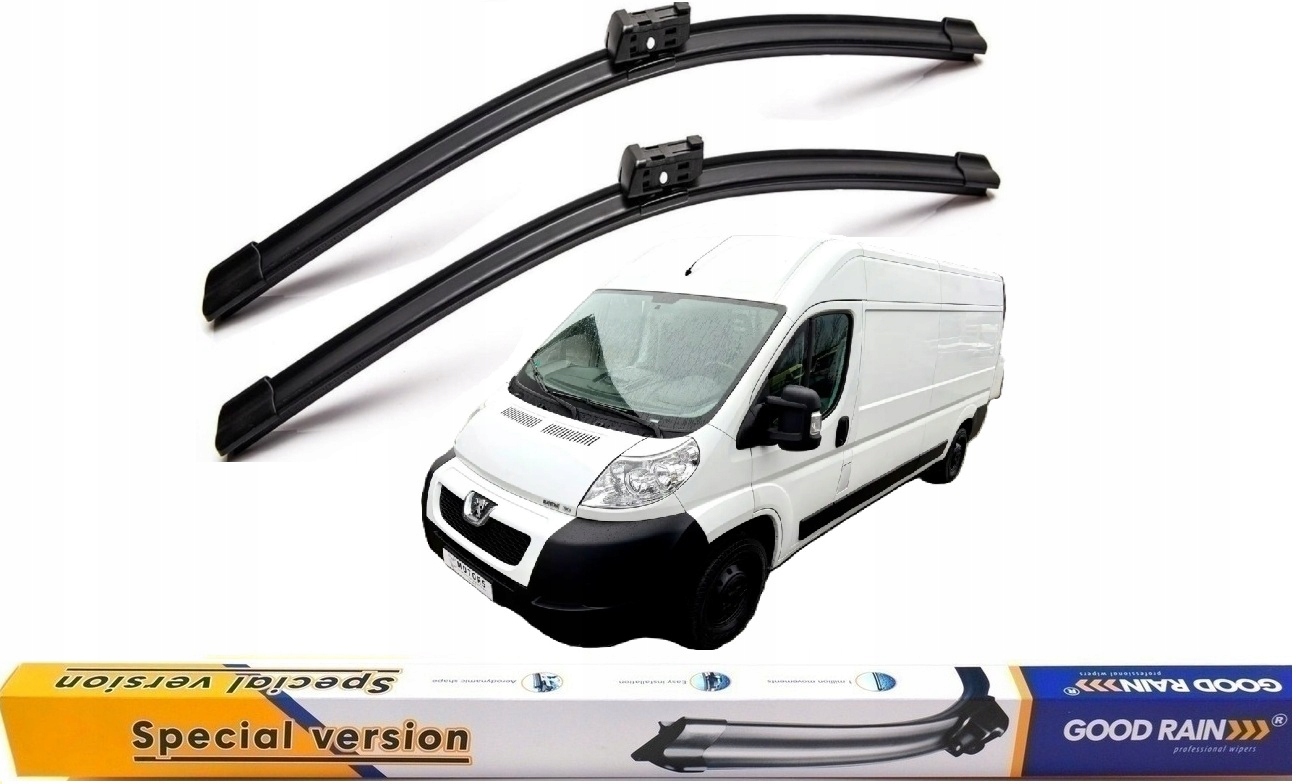 2x Wycieraczki 650/550mm Przód Citroen Jumper Fiat Ducato Peugeot Boxer 06-
