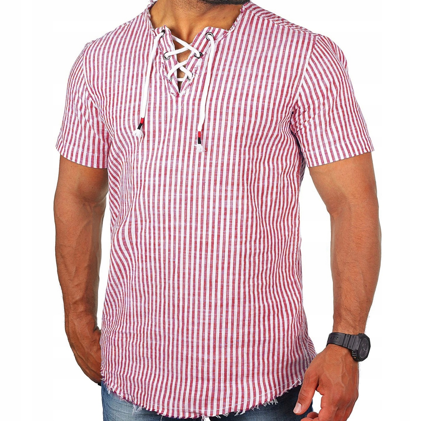 Pánská košile Casual Denní Lněná Len Barvy