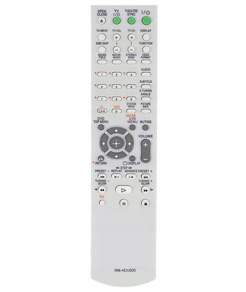 Dálkové Ovládání Pro Sony DAV-DZ270 DAV-DZ530 DAV-DZ630 DAV-DZ20 DAV-DZ23 DAV-DZ231