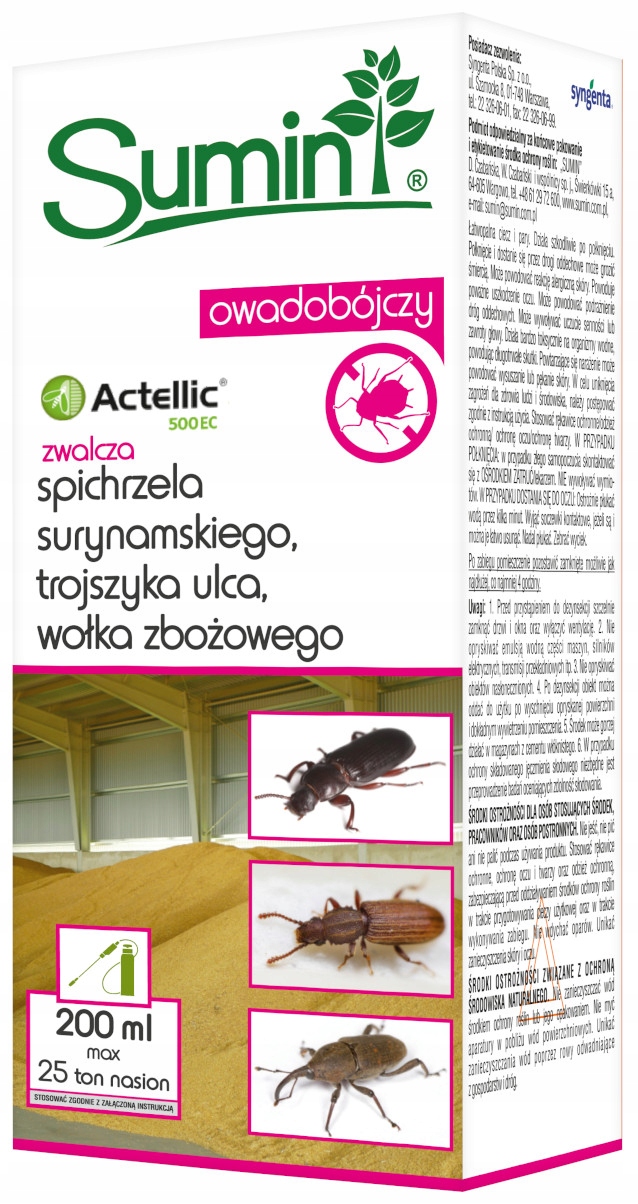 Sumin Actellic 500 Ec owadobójczy wołek 200 ml