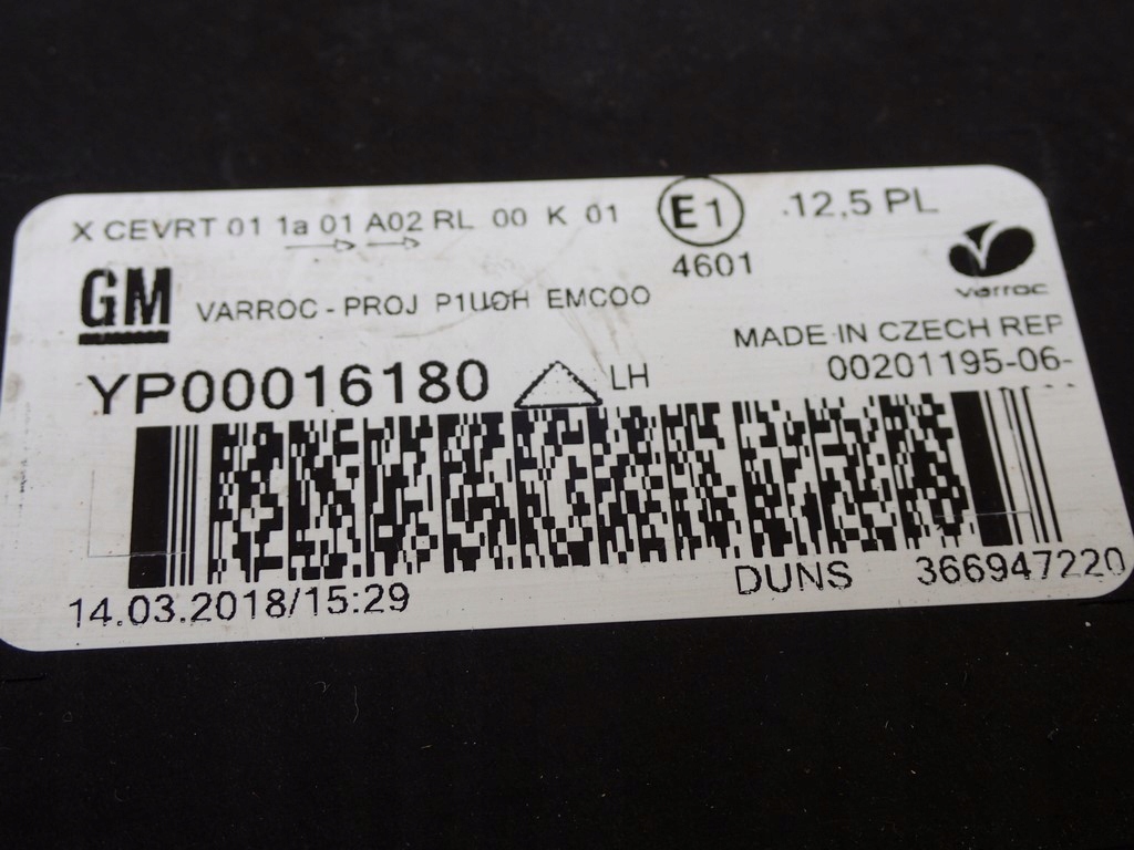 light left left FULL LED OPEL GRANDLAND YP00016180