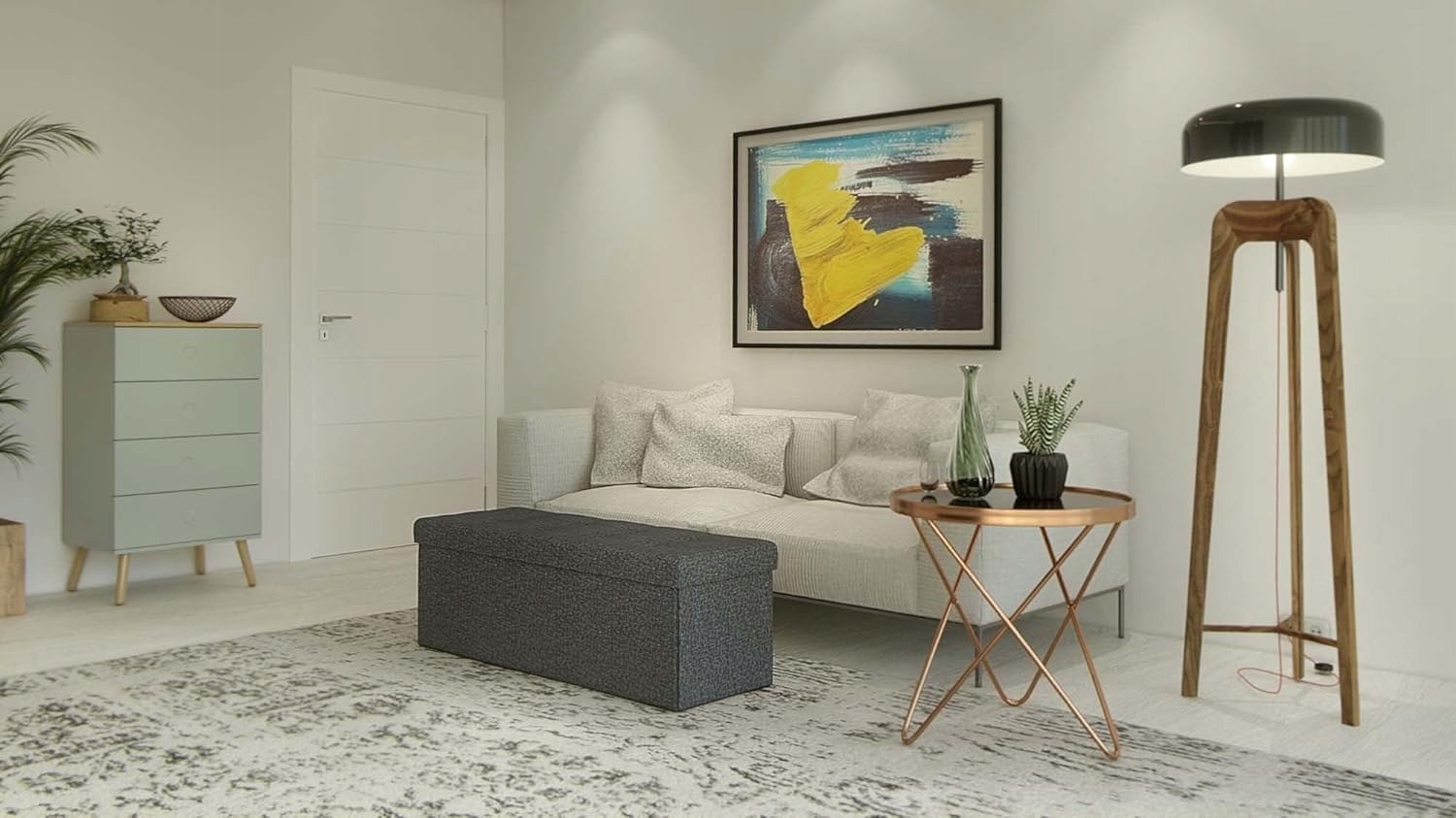 Skrzynia TAPICEROWANA siedzisko z pojemnikiem PUFA pikowana CIEMNOSZARA Szerokość mebla 110 cm