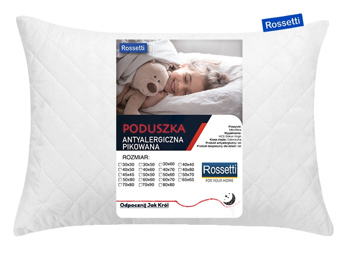 

Poduszka Pikowana Antyalergiczna 40X60 Jasiek