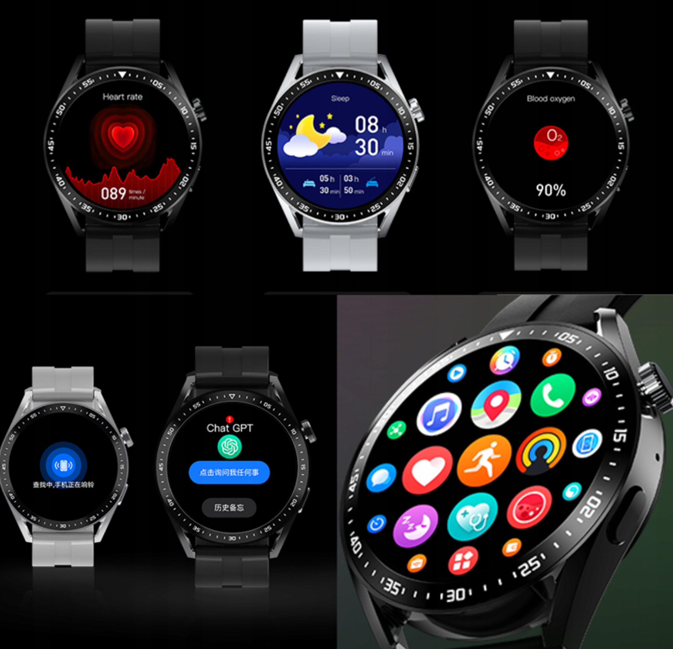 POLSKI SMARTWATCH MĘSKI NFC AMOLED GPS PULSOMETR POGODA FIT TRYBY SPORTOWE Kompatybilność systemowa Android iOS Windows Phone