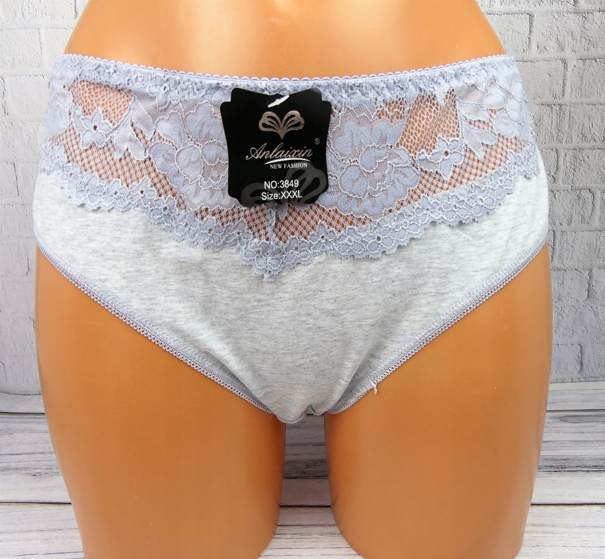 Figi Majtki Damskie KORONKA PEŁNE 4XL PIĘKNE Model FIGI Z  KORONKĄ