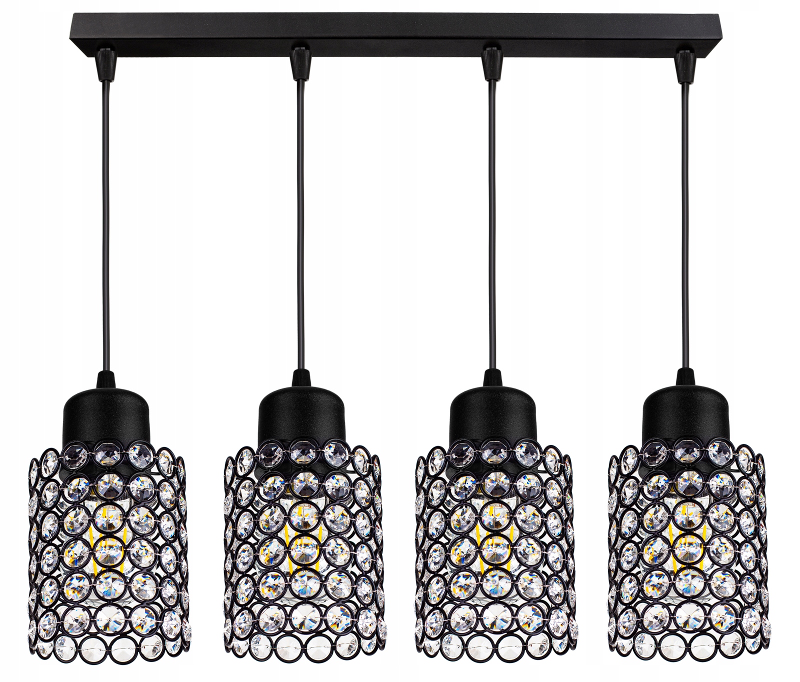 

Lampa Wisząca Sufitowa Żyrandol Plafon Led Szkło