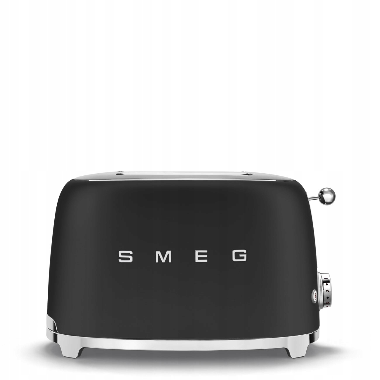 Hriankovač na 2 plátky čierny mat Smeg 50's Style