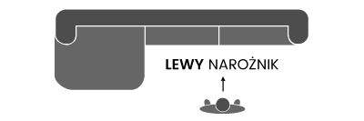 Nowoczesny Narożnik OREGON Select kolor beżowy Marka GiB Meble