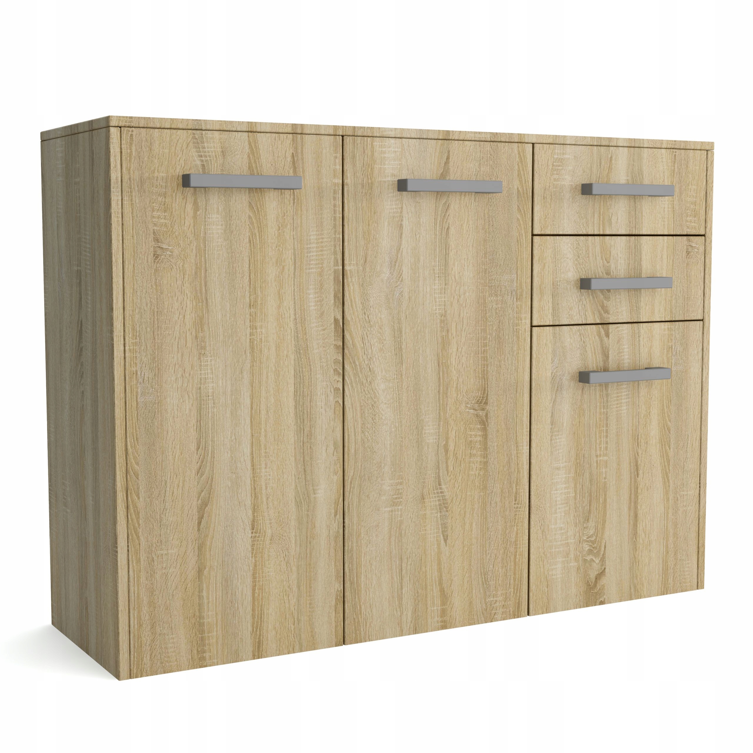 Komoda Scalini 113 cm do obývacího pokoje Ložnice Dub sonoma
