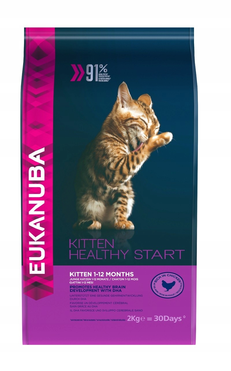 Levně Eukanuba krmivo suché kuře 2 kg