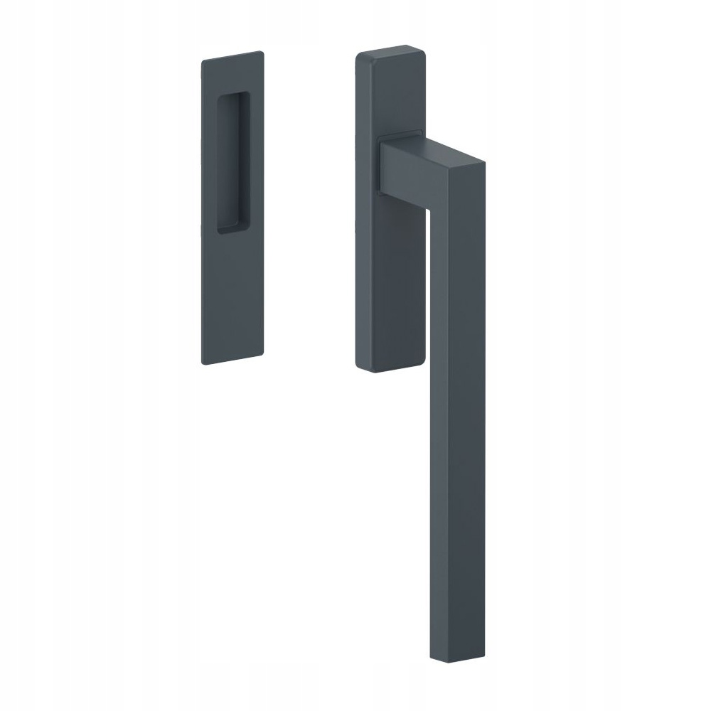 Klika úchytka pro terasové dveře Hs Dublin Ral 7016 matná antracit